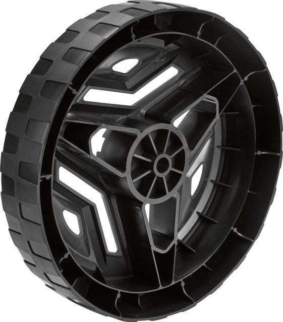 LUX-TOOLS Ersatzrad 200 mm für Elektro-Rasenmäher E-RM-1600/38 Highwheel in Schwarz - Bild 1