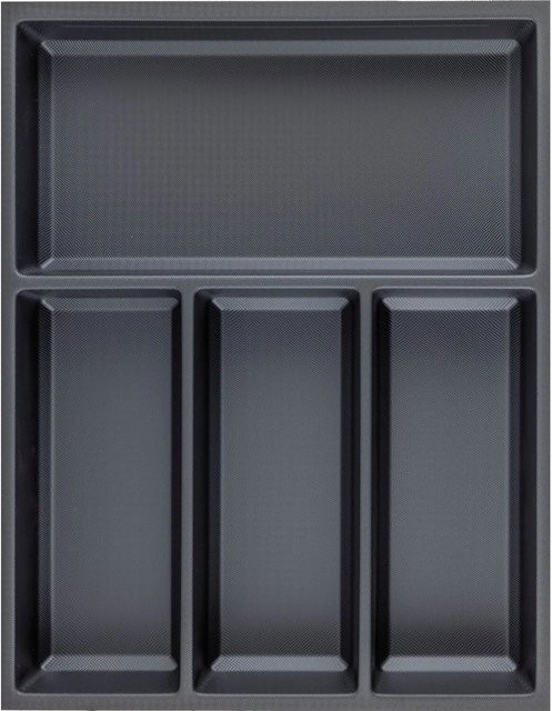 Agoform Besteckeinsatz Sky 550/45 Schubladeneinsatz aus Kunststoff in Schwarz, B: 52,3 cm, T: 37,0 cm, H: 5,3 cm - Bild 1
