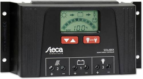 Steca Solarix 2525 PWM Laderegler 12V 24V 25A Schwarz - Bild 1