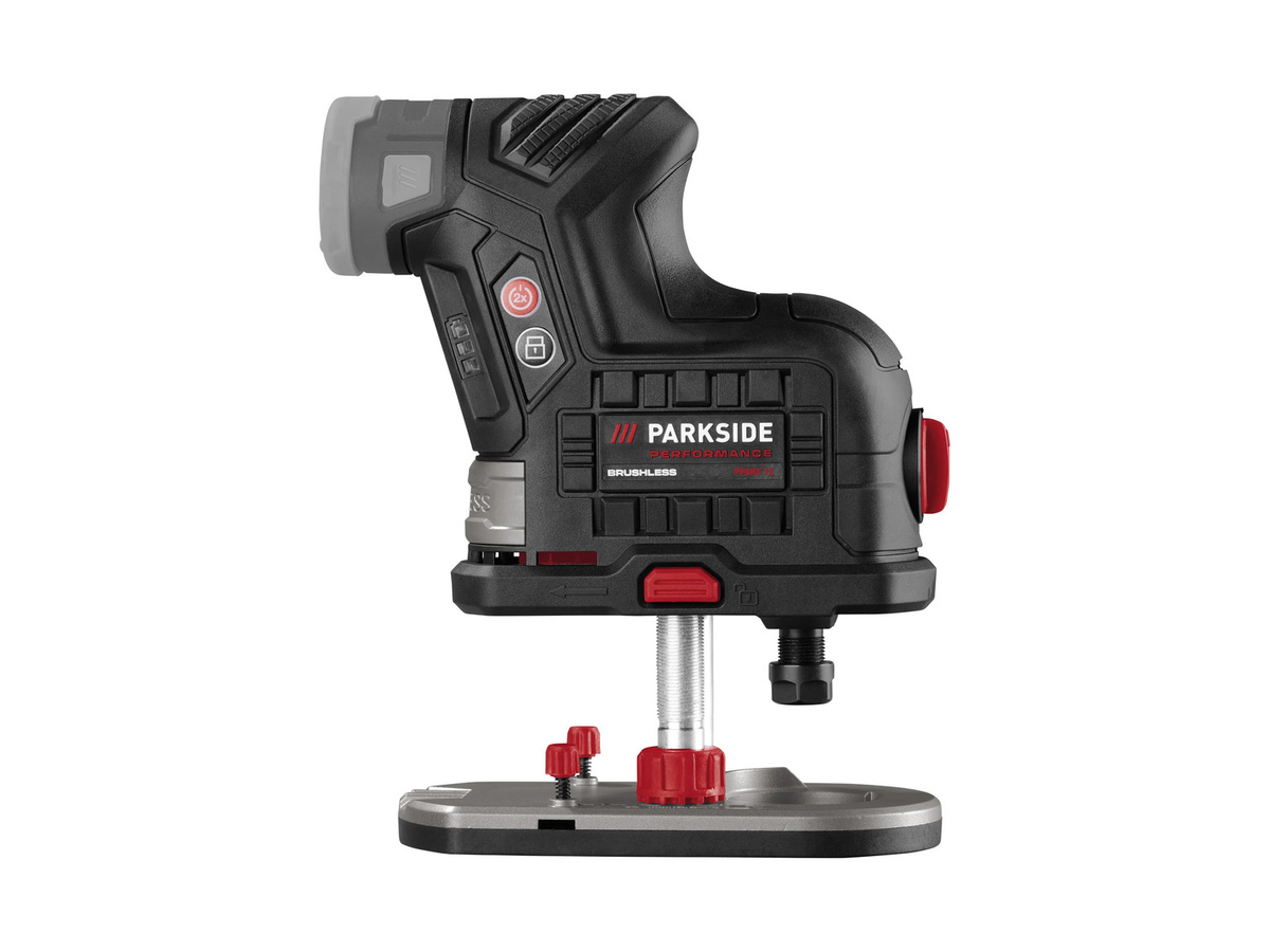 Parkside Performance 12 V Akku-Kantenfräse PPAKF 12 A1 in Schwarz mit 6 mm Fräsdurchmesser - Bild 3