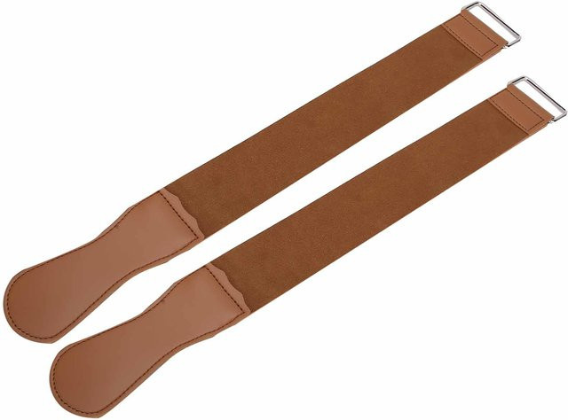 Koogeelife Rasiermesser-Streichriemen, 2 Stück, doppellagig, Unisex - Bild 1