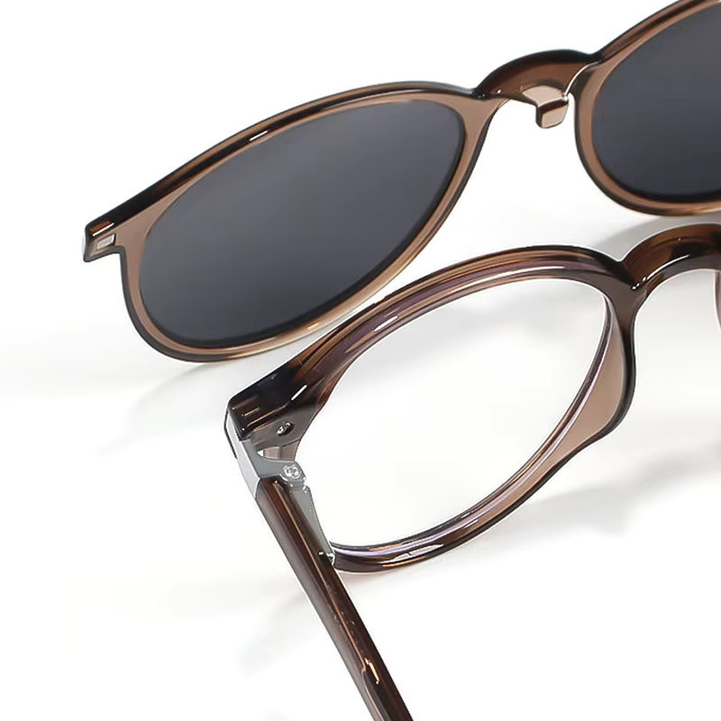 CLLOIO Sonnenbrille, rund, Vollrand, Damen, braun - Bild 3