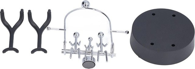 Tooarts Perpetuum Mobile Schreibtischspielzeug in Silber als dekoratives Ornament - Bild 1