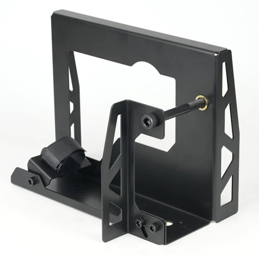 Rac Flip-Hobelständer aus Stahl in Schwarz, umgekehrte Halterung für elektrische Hobel zur Unterstützung bei der Holzbearbeitung, B/T/H: 25,8 x 20,0 x 16,2 cm - Bild 4