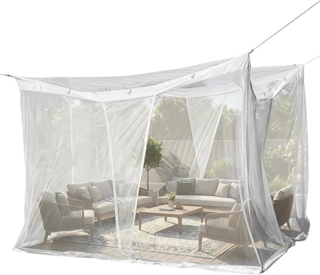 Sekey Moskitonetz Pavillon Insektenschutz für Garten und Outdoor B/T/H: 350 x 250 x 250 cm - Bild 1