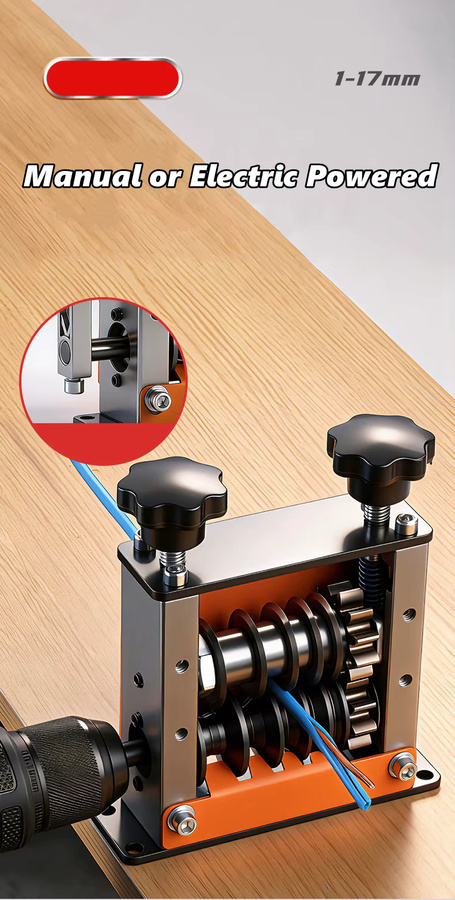 NIUXIANG Tragbare Drahtabisolierer Elektrische und Manuelle Abisoliermaschine für Kabel - Bild 3