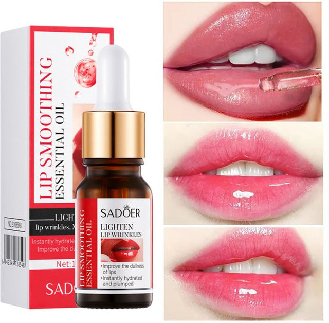 SADOER Lip Booster Plumping Serum Öl mit Hyaluronsäure, Unisex - Bild 1