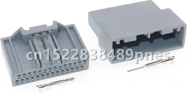 MX34028SF1 MX34028PF1 Automotive Niedrigstrom-Steckverbinder, unversiegelte Auto-Buchse und Kabelbaum-Steckerbaugruppe in Grau, 28-polig - Bild 1