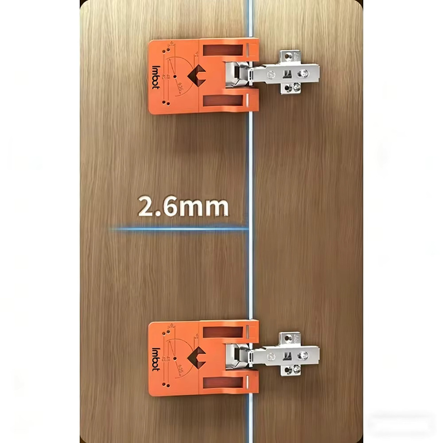 RveTee Magnetische Fixierplatte für die Scharniermontage in Orange – Tragbares Hilfswerkzeug für die Holzbearbeitung - Bild 5