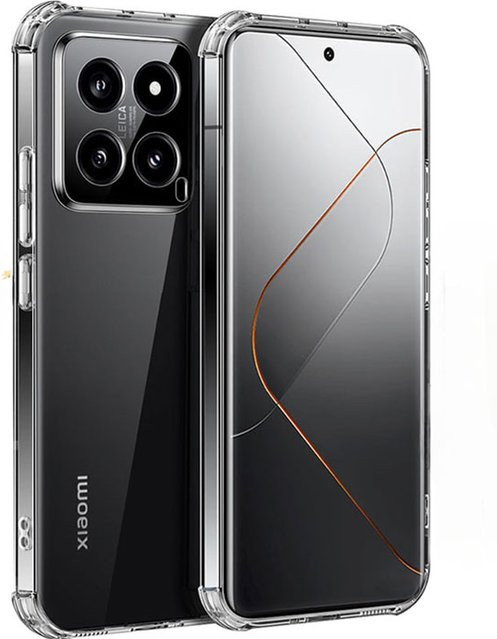 Stoßfeste transparente TPU-Schutzhülle für Xiaomi Mi 14, Mi 13 Ultra, Mi 13T, Mi 13, Mi 14 Pro und Mi 13 Lite - Bild 1