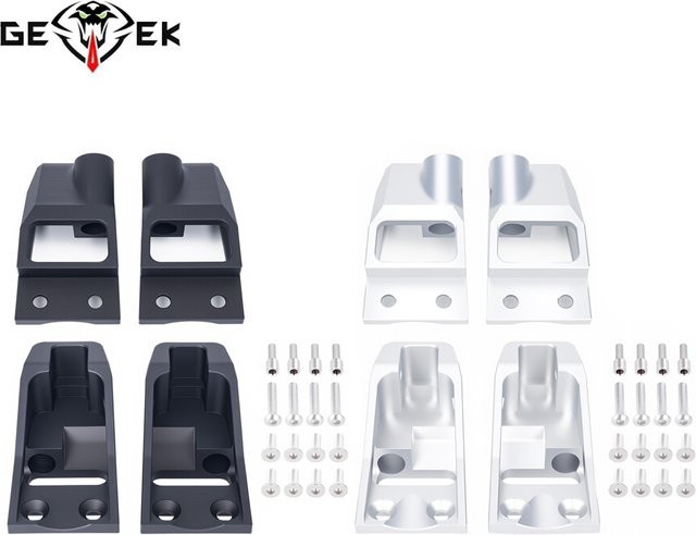 MALOM RC Aluminium-Stoßdämpferhalter, 4-teiliges Set, Schwarz, Metall, 1:10 - Bild 1