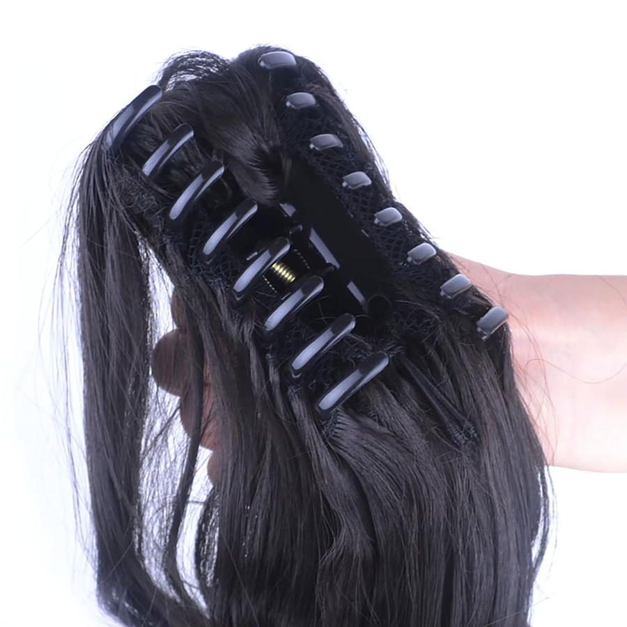 jeedou Haarteil Pferdeschwanz, lange tiefe Welle, synthetisch, Damen - Bild 2