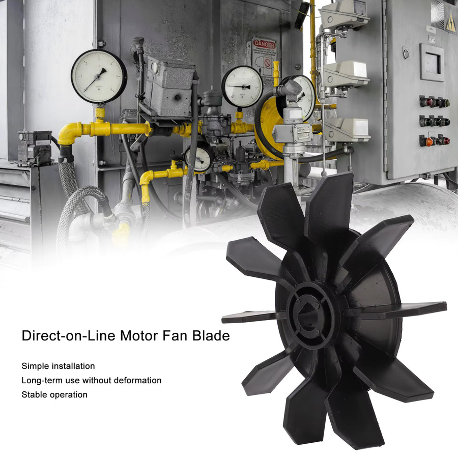Fdit Lüfterflügel für Luftkompressor mit 135 mm Außendurchmesser und 14 mm Welle - Bild 2