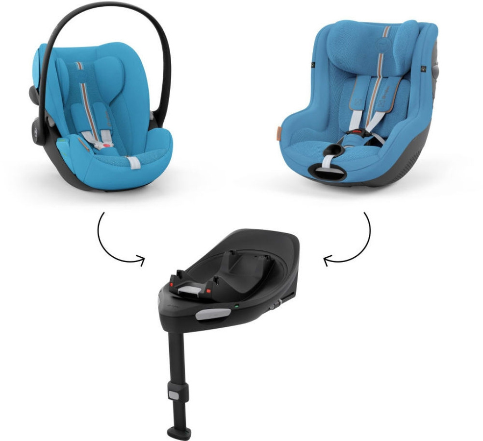 Cybex Cloud G i-Size Plus Babyschale Beach Blue Turquoise - Bild 6