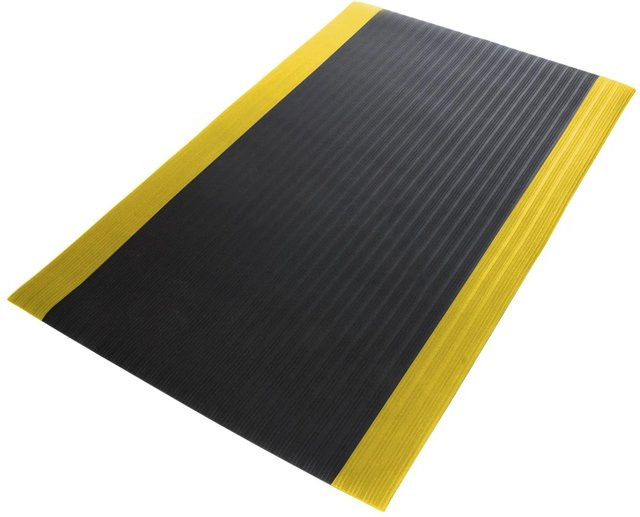 KARAT Anti-Ermüdungsmatte Softer-Work-Mat Schwarz-Gelb Breite: 120 cm, Länge: 400 cm - Bild 1