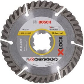 Bosch X-LOCK Universal Diamantscheibe Trennscheibe Standard Silber Durchmesser: 115 mm - Bild 1