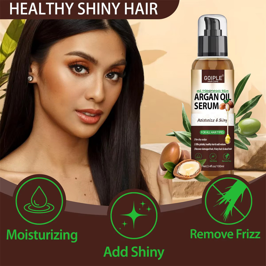 lockmio Haarpflege-Serum mit Arganöl und Rizinusöl, Lockiges Haar - Bild 2