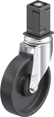 Blickle Apparate-Lenkrolle LKRA-POA 125K-11-EV18 in Schwarz mit Stahl- und Kunststoffkomponenten, Rad-Durchmesser: 125 mm, Tragfähigkeit: 120 kg - Bild 1