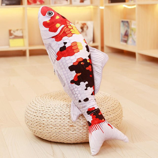 Bai Fen Bai dolls and toys Koi-Plüschtier Karpfen Goldfisch Stoffpuppe 15cm - Bild 1