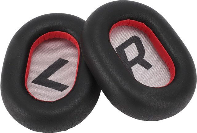 Ersatz-Ohrpolster aus weichem Proteinleder für Plantronics Backbeat Pro2 in Schwarz - Bild 1