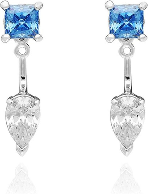 Swarovski Mesmera Hängeohrringe, Silber, Kristall, gray, Damen - Bild 1