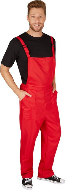 tectake Latzhose, Rot - Bild 1