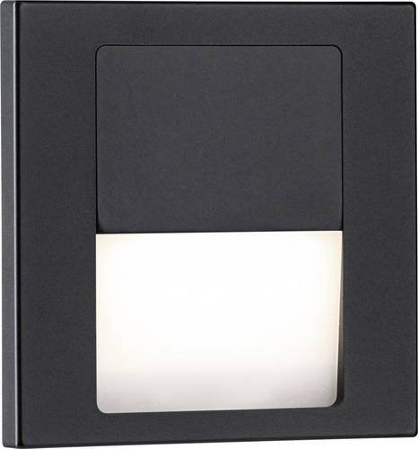 Paulmann Tsaro LED Wandeinbauleuchte Schwarz Matt, Rechteckig, Warmweiß, 1W - Bild 1
