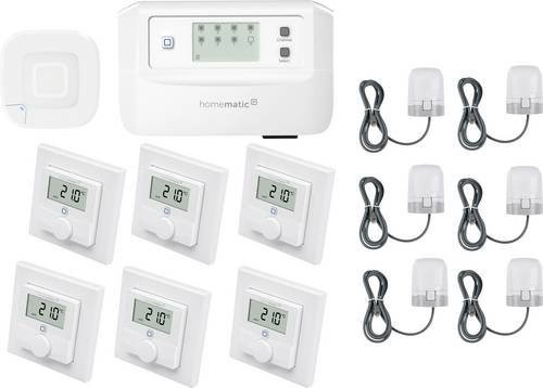 Homematic IP Starterkit Fußbodenheizung mit Ethernet/LAN in Weiß - Bild 1