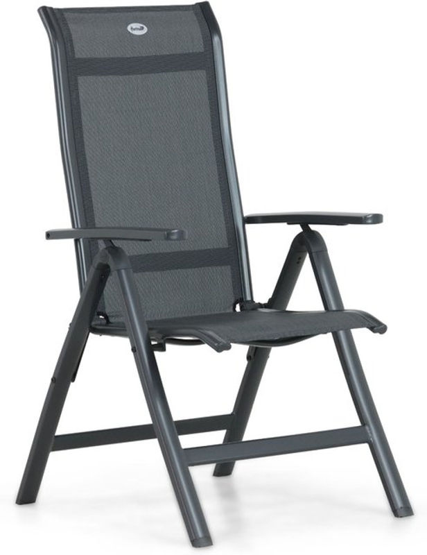 Hartman Alice Comfort Klappstuhl in Anthrazit mit Aluminiumgestell und Textilene-Bezug - Bild 2