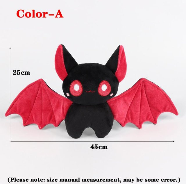 Yiran toy Fledermausflügel Plüschtier, Schwarz, Rot, ab 14 Jahren - Bild 1