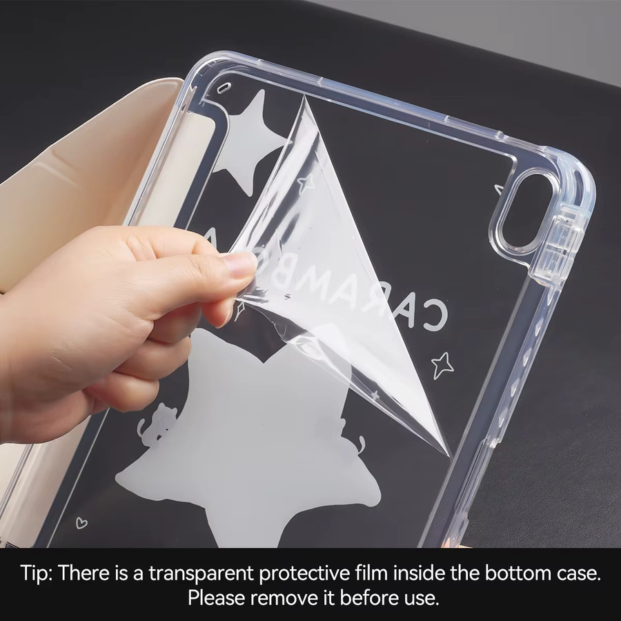 DANYCASE Schutzhülle für iPad Air 11 M4, iPad Air 13 M4, iPad Pro 11 und 13, iPad 10. und 11. Generation sowie iPad Air 4/5 10.9 mit integriertem Stifthalter - Bild 2