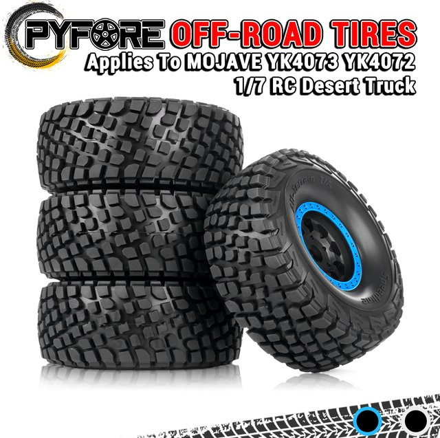 PYFORE Offroad-Reifen, 4-teiliges Set, 1:7, Zubehör - Bild 1