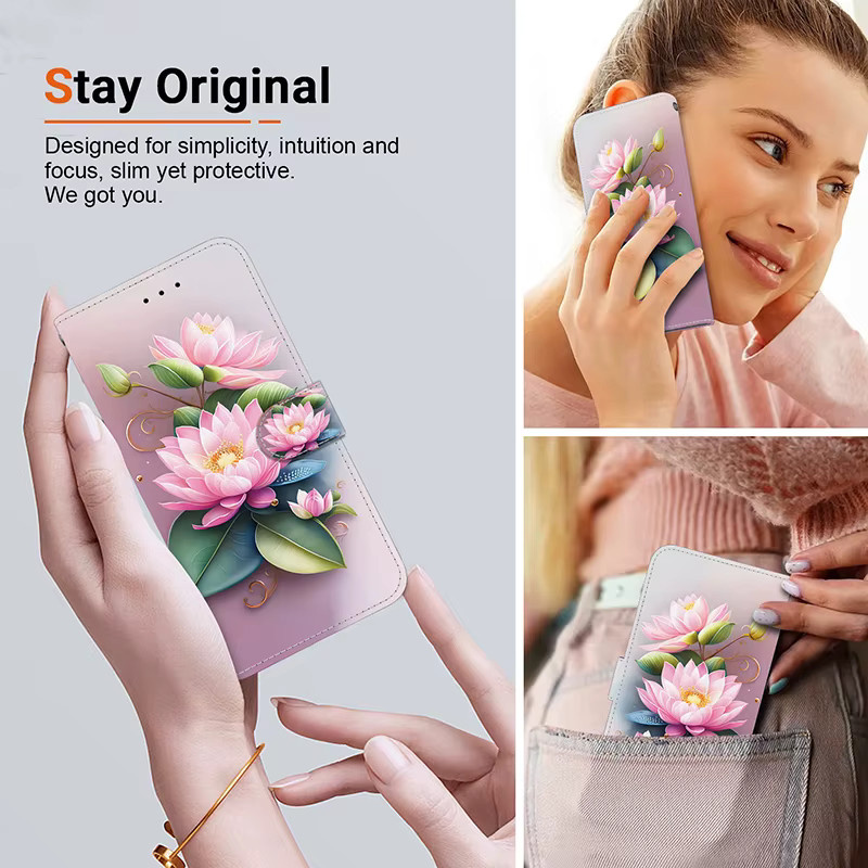 Lederhülle mit Kartenfach für LG Velvet, G9, K51S, K61, K42, K52, Q52, K62 und K71 als Wallet Protect Phone Cover - Bild 3