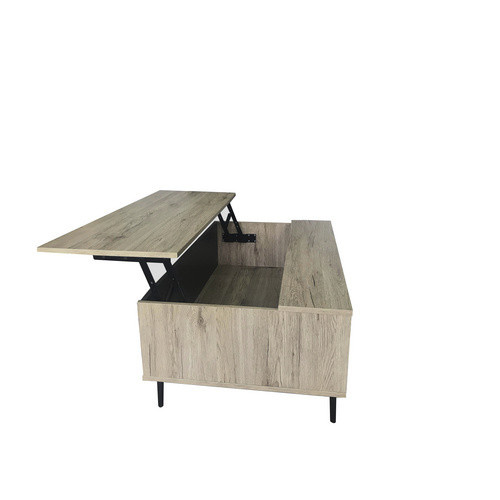 SIT Couchtisch MAILBOX in Beige mit Lift-Mechanismus, B: 100 cm, H: 39 cm, T: 58 cm - Bild 3