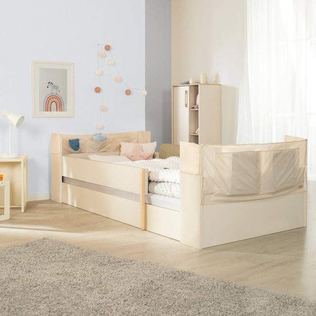 Roba Einzelbett Flexi Grow in Beige ohne Lattenrost B/L: 90 x 200 cm - Bild 1