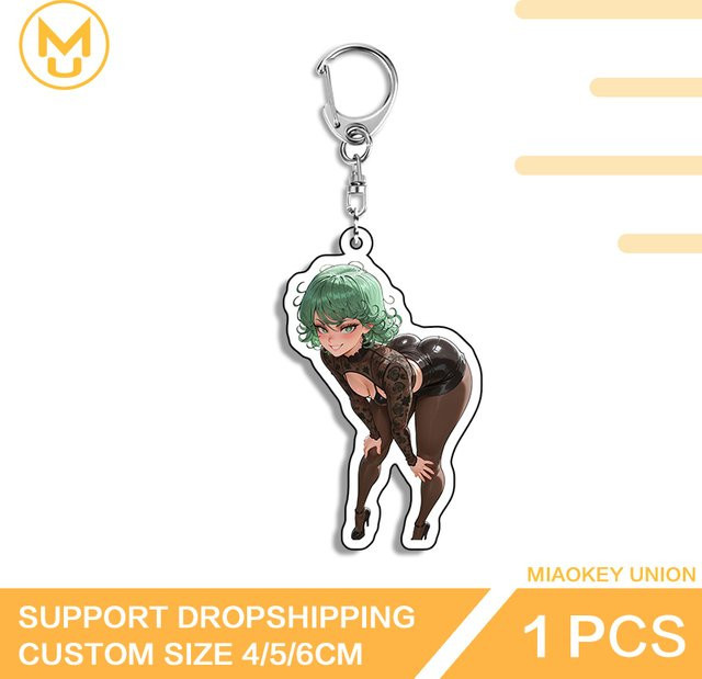 Tatsumaki Schlüsselanhänger, Mädchen-Motiv, Unisex - Bild 1