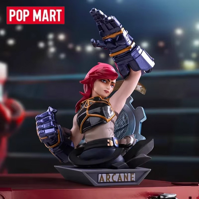 POP MART League of Legends Arcane Blind Box Mystery Box mit Anime Figur als Deko für deinen Desktop - Bild 1