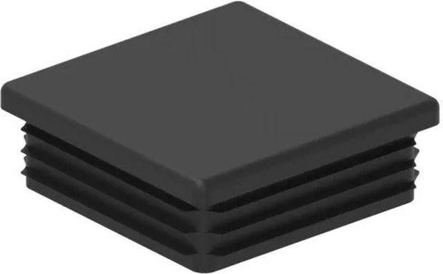 FeNau Kunststoffkappe für Quadratrohr in Schwarz, Breite: 6,0 cm x Tiefe: 6,0 cm - Bild 1