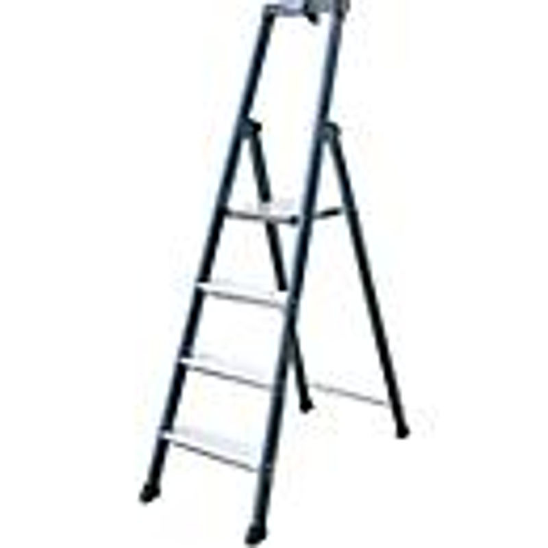 Krause Stufenstehleiter MONTO aus Aluminium in Silber mit 4 Stufen - Bild 3