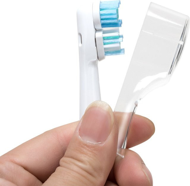 HDSAL Zahnbürstenkopf Schutzhülle, transparent, 4 Stück - Bild 1