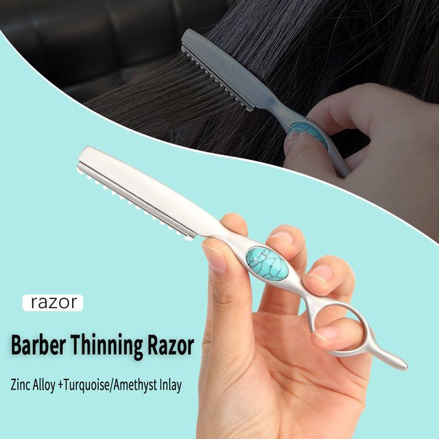 Barber Ausdünnung Rasiermesser, Zink-Legierung, Manuell, Unisex - Bild 1