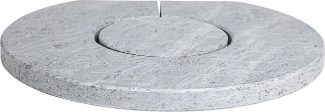 Aduro Speckstein Topplatte für Aduro 22 Serie in Naturstein-Optik, Weiß-Grau, Matt - Bild 1