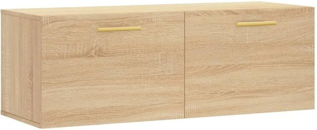 vidaXL Wandschrank Sonoma-Eiche aus Holzwerkstoff, B/H/T: 100 x 36,5 x 35 cm - Bild 1