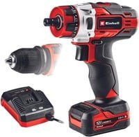 Einhell Akku-Bohrschrauber TE-CD 12/1 X-Li, 12V, Rot/Schwarz, inkl. 2,0Ah Akku - Bild 1