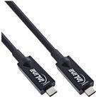 InLine USB 3.2 Gen.2 AOC Kabel mit USB Typ-C Stecker auf USB Typ-C Stecker in Schwarz, 7,5 m - Bild 1
