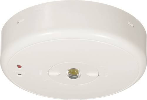 B-SAFETY BL550038 Sicherheitsleuchte mit LED und Akku für Notfälle, Deckenaufbau, Weiß, Rund - Bild 1
