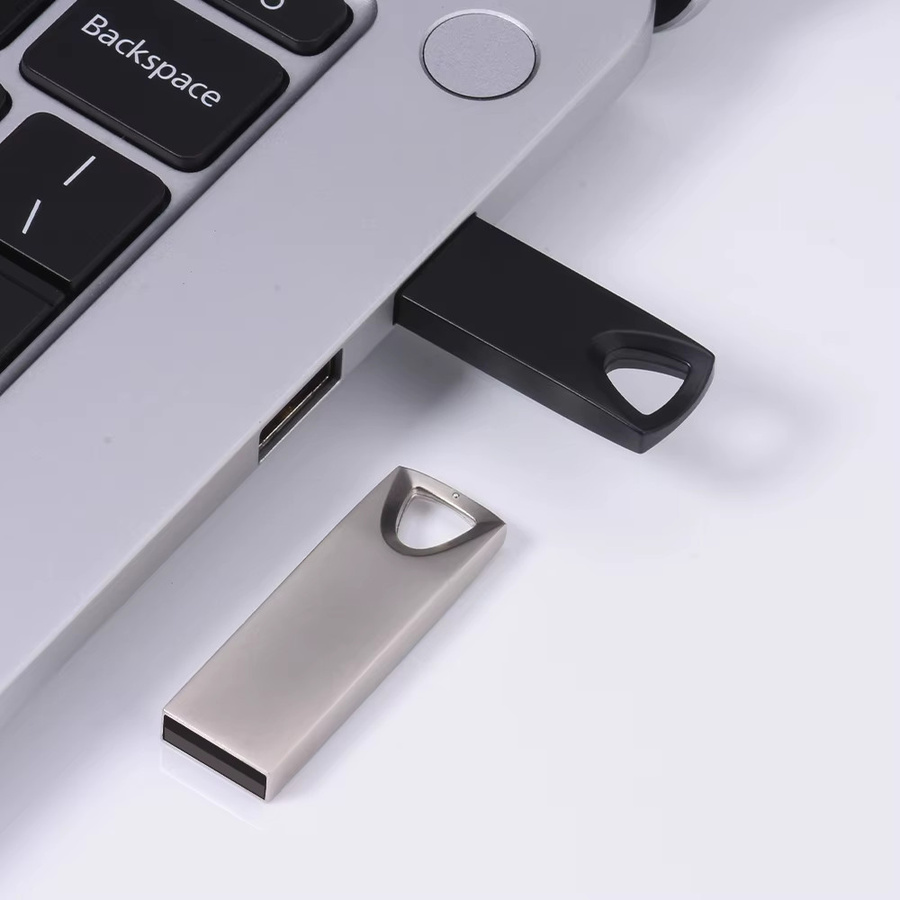 JASTER USB-Flash-Laufwerk aus Metall in Schwarz oder Silber mit verschiedenen Speicherkapazitäten von 1 GB bis 64 GB - Bild 4
