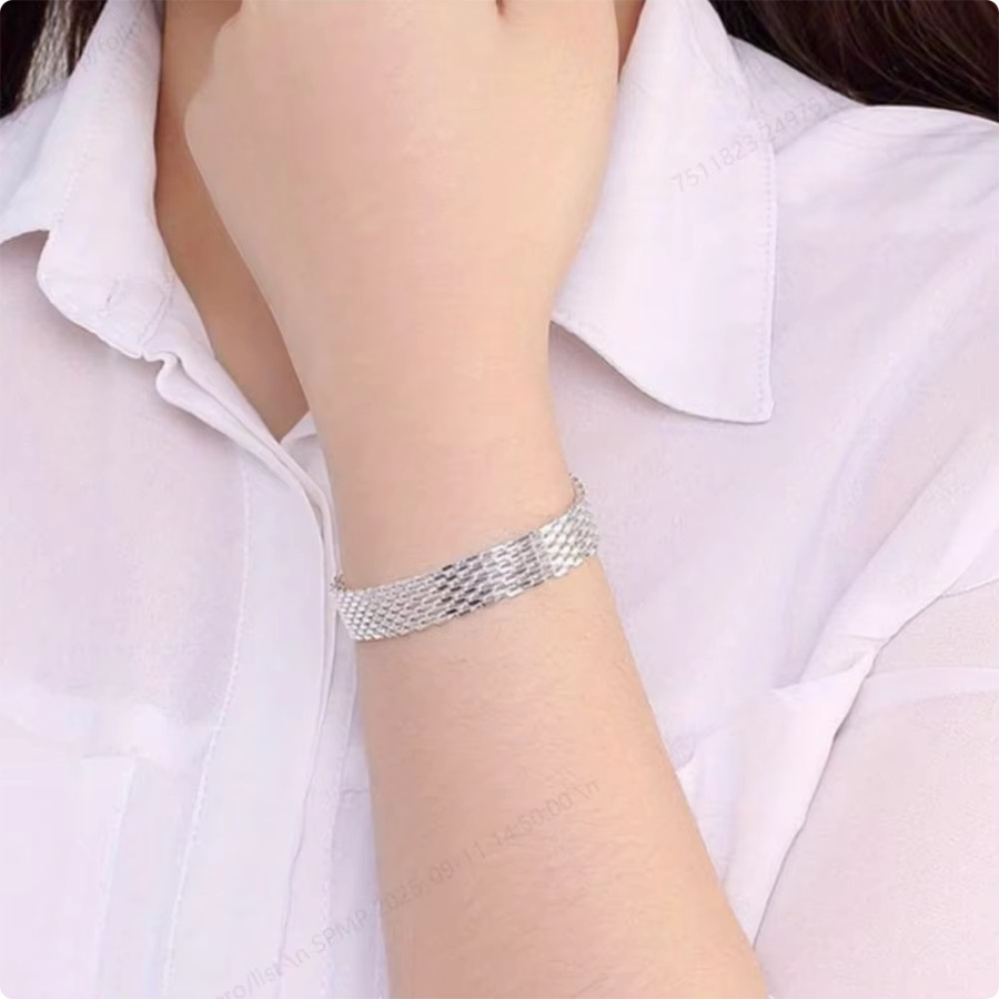 NICE Armband, 925 Silber, Damen, 10 mm - Bild 3