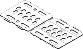 Schletter Unterlegplatte für Dachhaken in Silber, Material: Kunststoff, Artikelnummer: 973000-075 - Bild 1