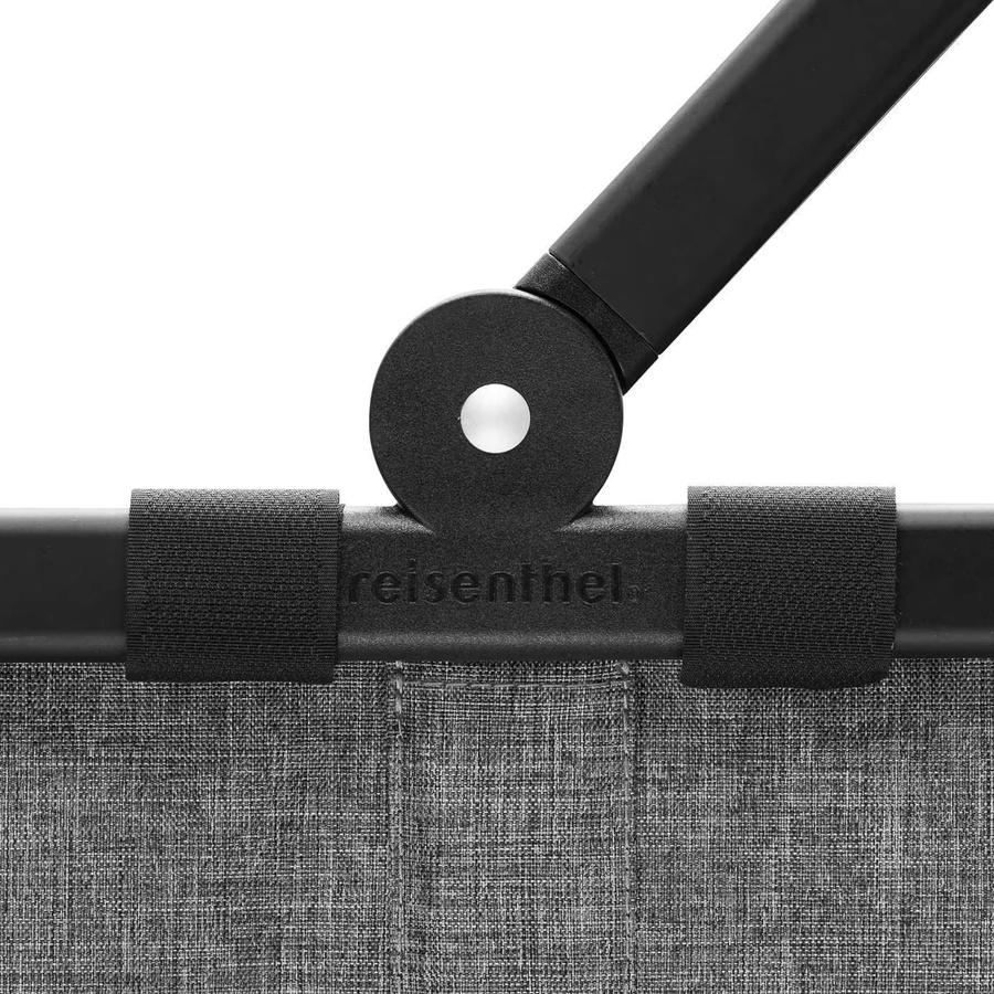 Eisenthel Tragetasche Twist Silver in Grau, stabiler Einkaufskorb mit Innentasche und wasserabweisendem Stoff - Bild 4